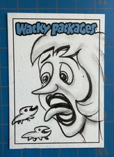 2026 WACKY PACKAGES ALL NEW SERIES ARTIST SKETCH by NEIL CAMERA picture