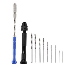 Biaungdo 27 Pcs Pin Vise Hand Drills Bits Set, Precision Pin Vise and Semi-au... picture