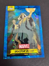 DOCTOR DOOM 2024 TOPPS CHROME MARVEL SAPPHIRE #61 picture