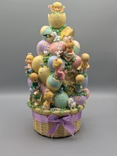 RARE precious moments bradford exchange easter basket blessings 2008 picture