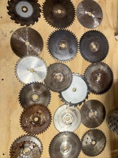 Lot Of 17 Old Metal 6 1/4”-7-1/4”Round Saw Blades Arts & Crafts, Shop Decor picture