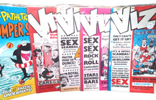 Lot of 5: Vintage VIZ Comic Magazine (UK) #45, 46, 53, 58, Sharks Bumper Special picture