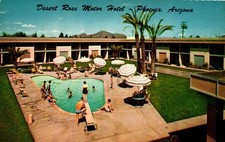 Desert Rosee Motor Hotel Phoenix Arizona Postcard Unposted picture