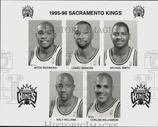1995 Press Photo Sacramento Kings basketball head shots - srs01090 picture