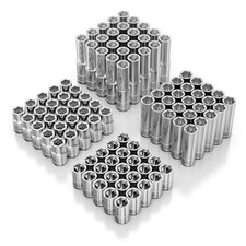 100pc 10mm Socket Set - Bulk 10mm Chrome Sockets - 1/4