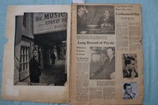 1950'S-1960;S DICK CLARK & POPULAR SINGERS SCRAPBOOK -ELVIS-RICKY-FABIAN-E 26491 picture