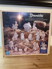 Vintage 1995 Dreamsicles Nativity Collection Complete 15 Pc Set Original Box picture
