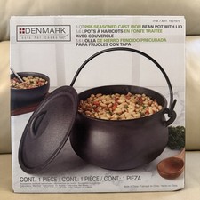 Viral Costco Denmark 6 Quart Cast Iron Cauldron 2026 Halloween Ben Pot | NIB✅ picture