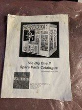original  arcade  game owners manual The Big One Elaut Crane picture