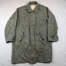 Vintage Military Jacket Mens XL Czech Amry M60 Trench Rain Drop Strichtarn Camo picture