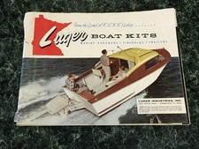 1959 LUGER BOAT KITS catalog of fiberglas marine boats and trailers MINNEAPOLIS picture