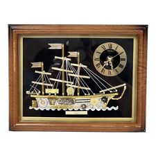 Vtg Linden Clipper Ship Clock 10