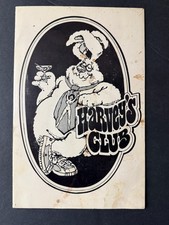 Vintage Harvey's Theater Club Inglewood CA Restaurant Menu Cartoon Ephemera picture