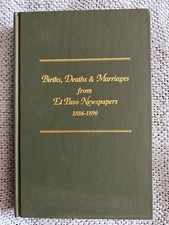 1886-1890 El Paso Texas Births, Deaths & Marriages - Genealogy, Family History picture