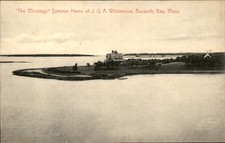 Buzzards Bay MA Summer Home The Moorings F. C. Small c1900s-10s Vintage Postcard picture
