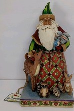 Jim Shore Woodland Christmas Santa Animals Heartwood Creek 2006 Figurine picture