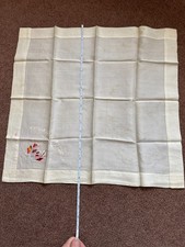 WW1 Silk Embroidered Handkerchief - Allied Flags Souvenir - 19” Square c1914–18 picture