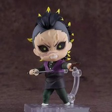 **Demon Slayer Genya Shinazugawa Posable Action Figure Replaceable Faces Anime M picture