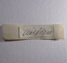 Sir Charles Adam, Admiral, Autograph, Signature, Signed 1780-1853 British naval picture