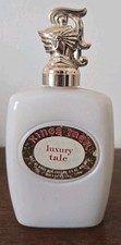 Vintage Kings Men Luxury Talc Powder  Painted Glass Bottle 2.5 oz. 99% Full picture