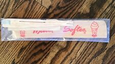 NOS Rare Vintage Mister Softee Balsa Wood Airplane Glider Plane in Package  picture