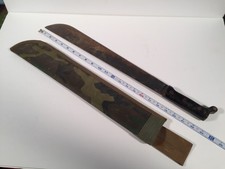 VTG Antique US 1943 SWI Military Style Jungle Machete and Sheath picture