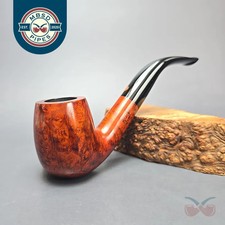 Calibano (Mastro de Paja) 107 D C2 Smooth Bent Estate Briar Pipe, Unsmoked picture