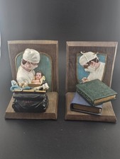 1999 Vanmark Masters of Miracles Doctor Medical Bookends Set picture