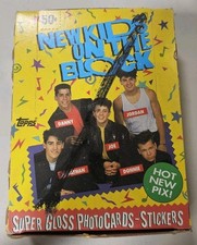 1989 Topps New Kids On The Block Trading Cards Box 36 Sealed Packs picture
