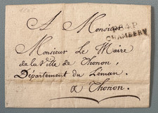 1805 / Port Paidé de CHAMBERY (Department Conquered du MONT BLANC) for THONON picture