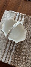 Beautiful Vintage Lenox Sans Souci Porcelain Basket Featuring Classic Ivory Gold picture