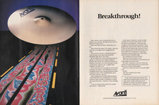 1983 2pg Print Ad of Camber Avanti Drum Cymbals picture