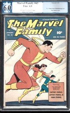 MARVEL FAMILY #43 PGX 6.0- CC BECK- 1950 FAWCETT COMIC- FINE COPY picture
