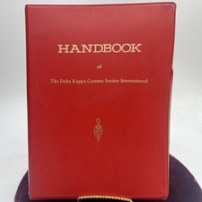 1979 Delta Kappa Gamma Society Handbook in Binder Sorority International Tabs picture