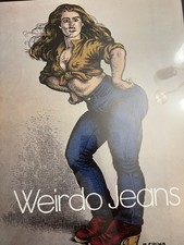 Wildly Scarce Robert R Crumb 1981 Original Brooke Shields Weirdo Poster Unfolded picture