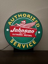 Lighted Johnson Sea-Horse Sign picture