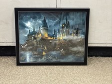 Harry Potter Hogwarts Castle Thomas Kinkade Custom Framed Print Coa B97 picture