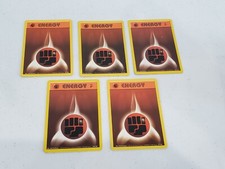 1999 2000 Pokemon Game Base Fighting Energy Card LOT  picture