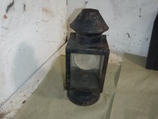 ANTIQUE RAILROAD RR  OIL LANTERN ROUND pre DIETZ CONVEX BURNER square lantern picture