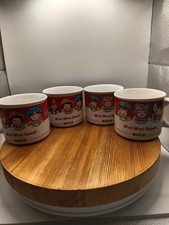 Lot of 4 Vintage 1993 Campbells Soup Mugs Westwood Kids Career Series 14 oz picture