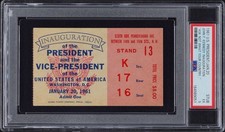 1961 President John F. Kennedy “Ask Not” Speech Inauguration Ticket PSA 5 JFK picture