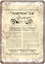 1912 Marmon Vintage Automobile Ad Retro Look Metal Sign AM8554 picture