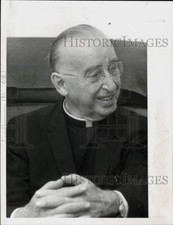1969 Press Photo Monsignor James Meehan at his office - lra80034 picture