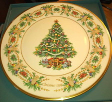 Lenox Christmas Trees Around The World Display Plate - America 1998 Limited picture