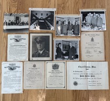 WWI WWII Colonel Charles Barkshire Military Archive Photos Documents Artillery picture