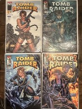Laura Croft As The Tomb Raider Comics Lot #1-4 1st Printing NM/Top Cow Imag 1999 picture