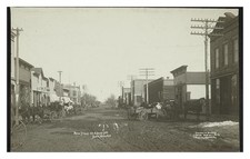 Blair Wisconsin Main Street Standard Postcard picture
