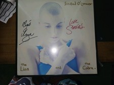 Sinead O'Connor and ENYA COA Signed Album Vinyl LP Autographed Autographed Rare picture