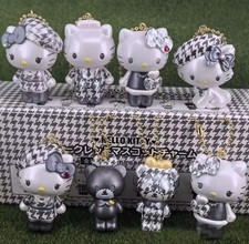 Sanrio Genuine Hello Kitty Blind Box y2k Kawaii Houndstooth Toy Doll Figurine 2” picture
