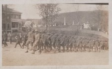 Antique WW1 1917 Vermont National Guard 1st Inf Bellows Falls Infantry Photo picture